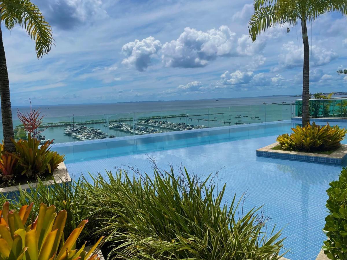 Cloc Marina Vista Mar P/ A Baia De Todos Os Santos Lejlighed Salvador Eksteriør billede
