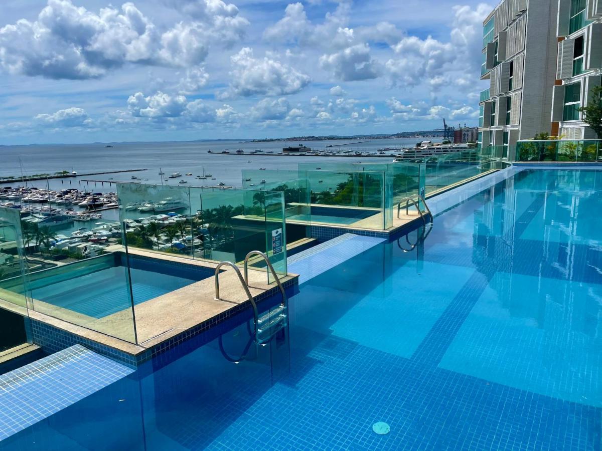 Cloc Marina Vista Mar P/ A Baia De Todos Os Santos Lejlighed Salvador Eksteriør billede