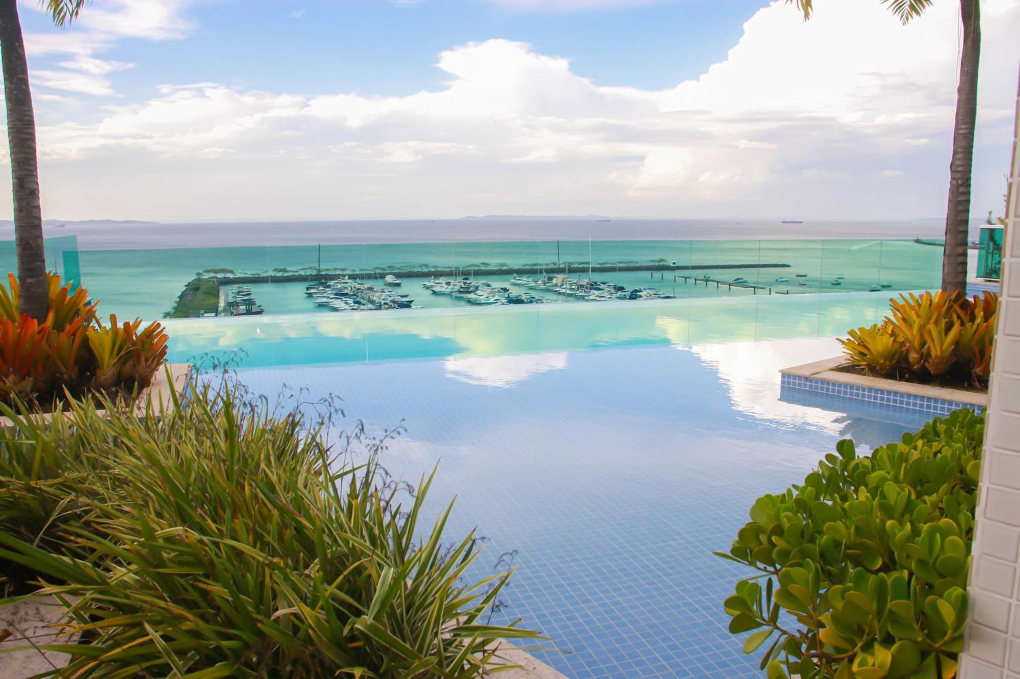 Cloc Marina Vista Mar P/ A Baia De Todos Os Santos Lejlighed Salvador Eksteriør billede
