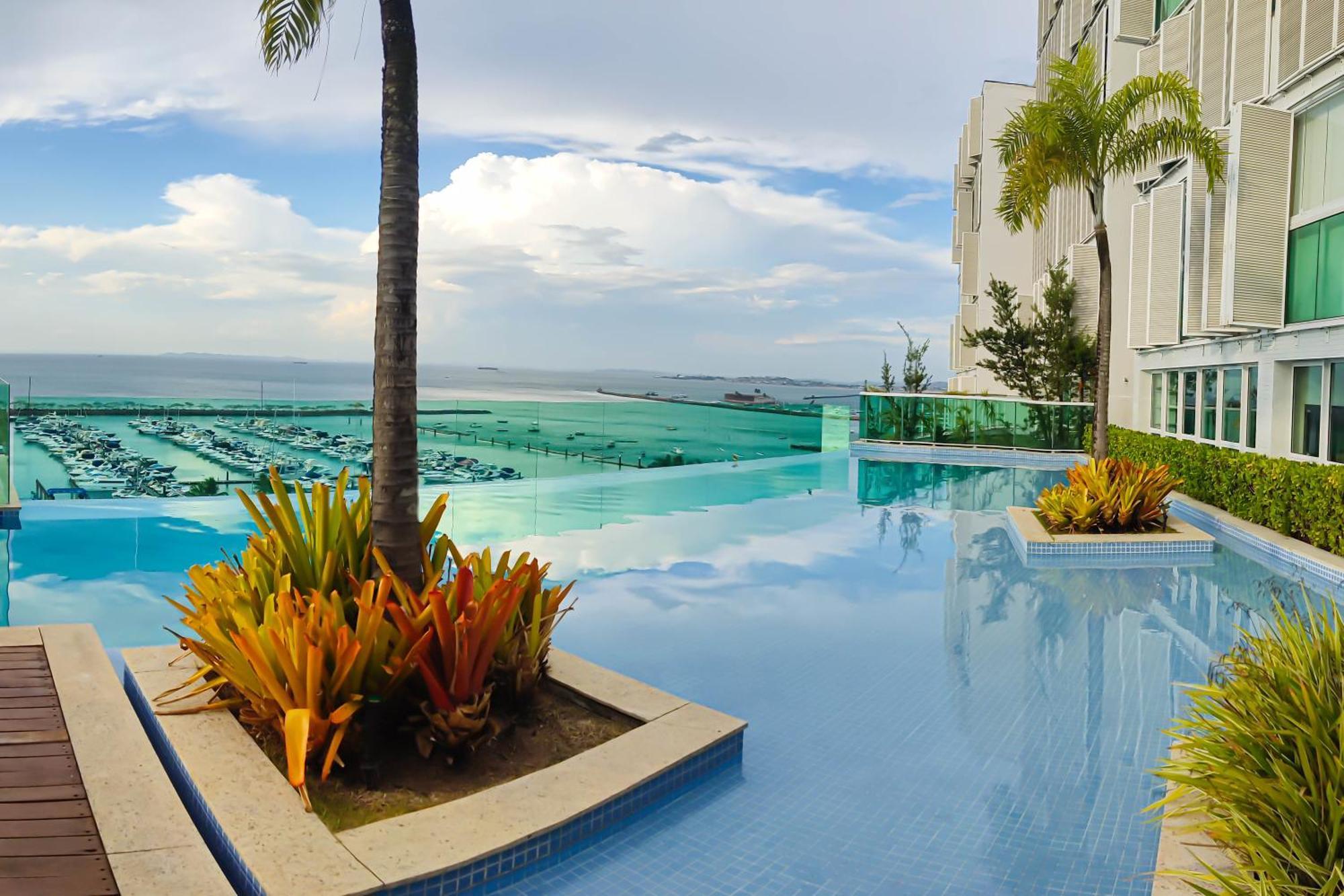 Cloc Marina Vista Mar P/ A Baia De Todos Os Santos Lejlighed Salvador Eksteriør billede